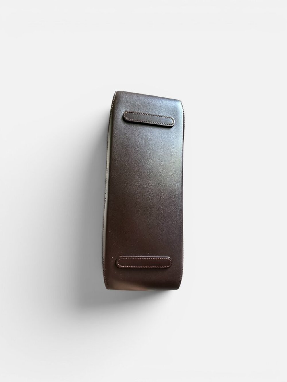 Ferragamo Vintage Suede Tote Dark Brown with Leather Trim - Picture 3 of 8